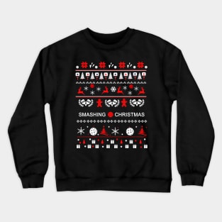 Ugly Christmas sweater pickleball Crewneck Sweatshirt